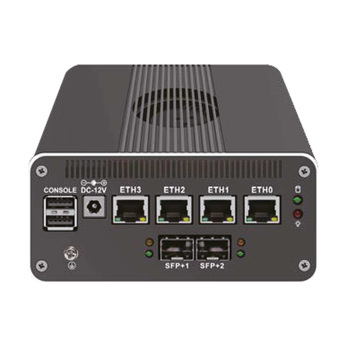 MCNAS100 enclosure and interface view