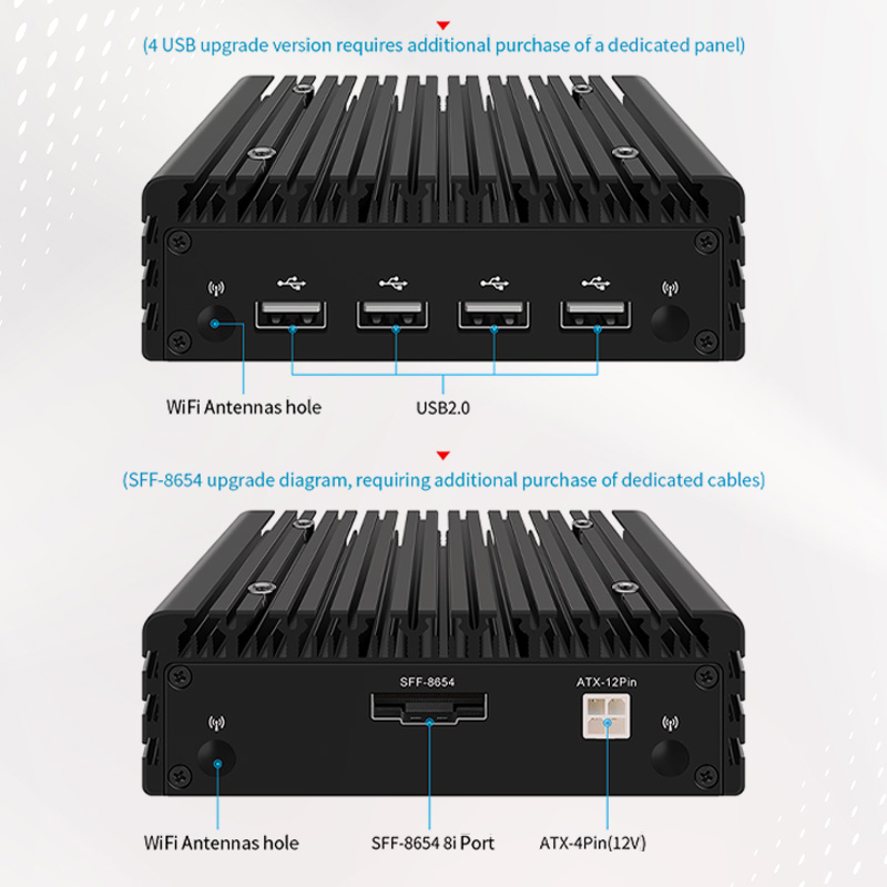 Optional expansion-panel configurations