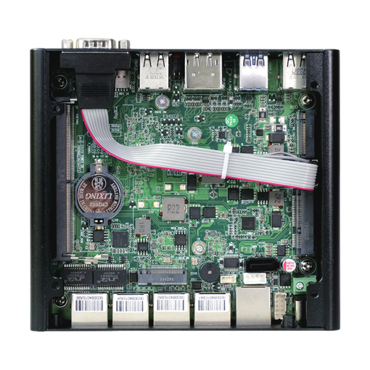 MC30W N100 enclosure and interface view