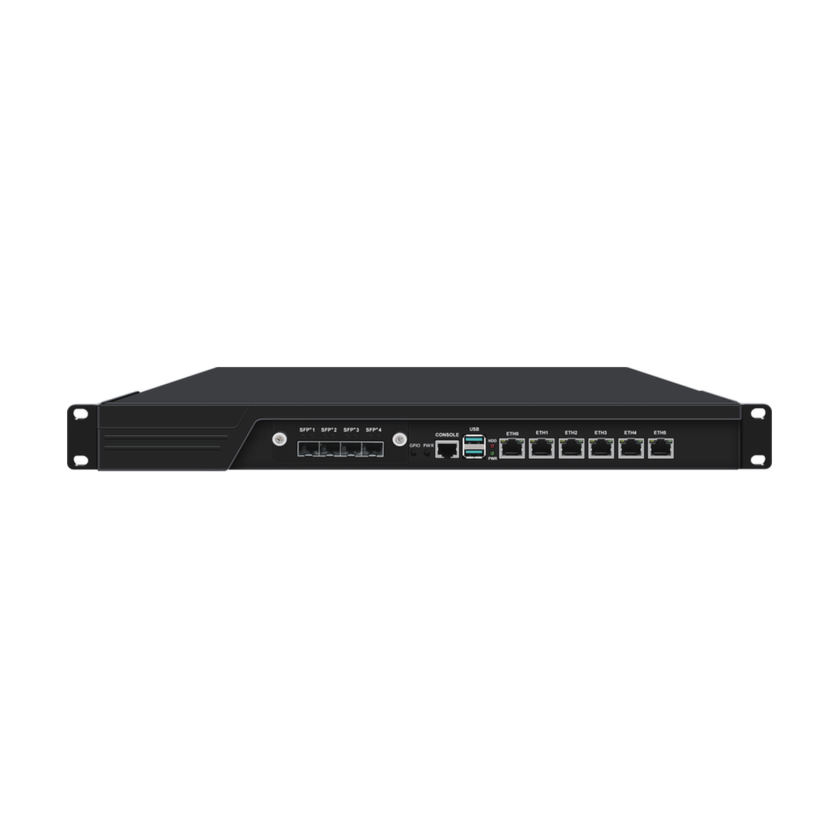 MC14N-1U6L enclosure and interface view