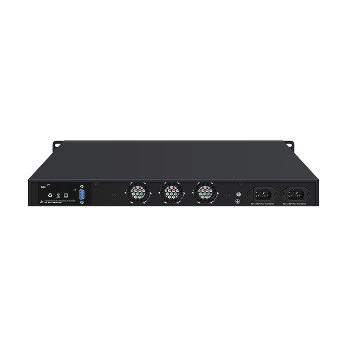MCJ6-1U6L enclosure and interface view
