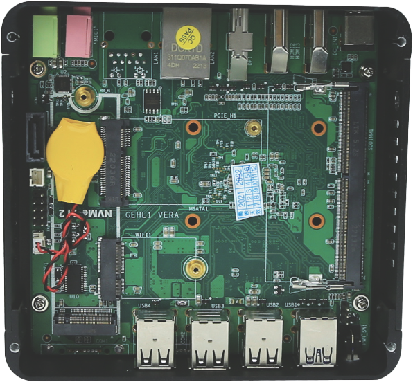 Internal board layout