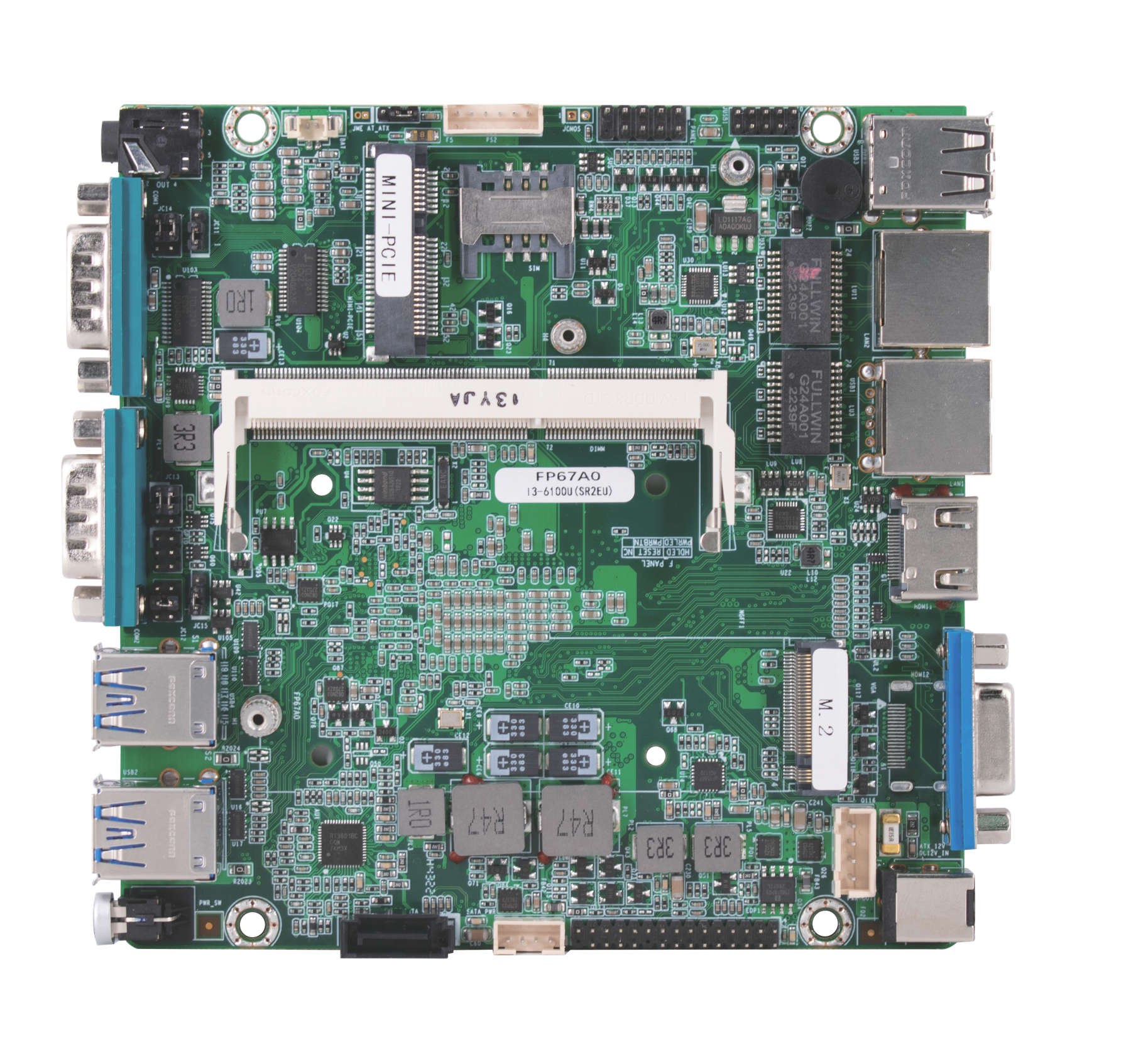 MCIPCB7 internal board layout