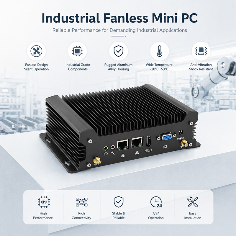 Fanless reliability for industrial workloads